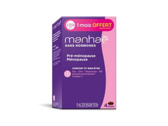 Manhaé pré-ménopause ménopause sans hormones - 90 capsules + 30 OFFERTES