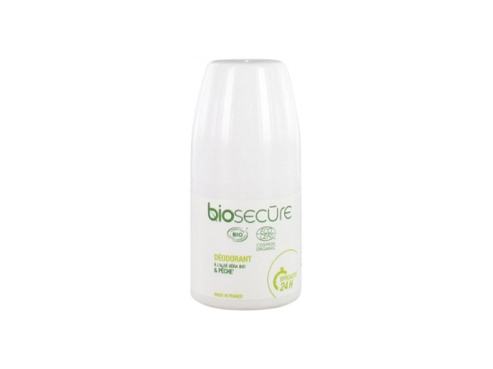 Bio Secure Déodorant Aloe vera et Pêche 24H BIO - 50ml