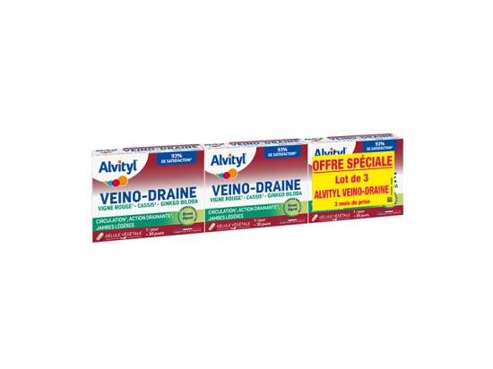 Alvityl Veino-Draine - 3x30 comprimés
