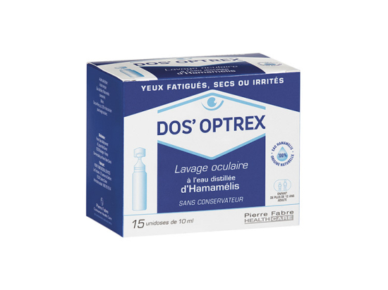 Dos'optrex Solution lavage oculaire - 15x10ml