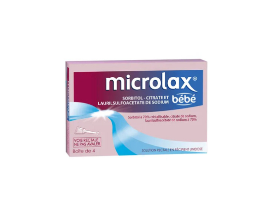 Microlax bébé - 4 tubes