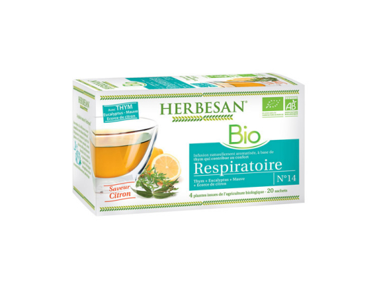 Herbesan Infusion Respiratoire BIO - 20 sachets