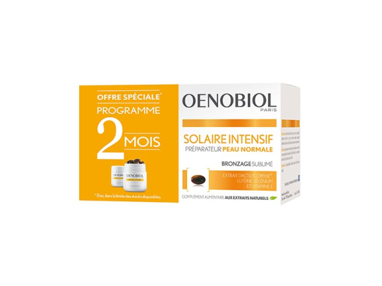 Oenobiol Solaire intensif peau normal - 2x30 capsules