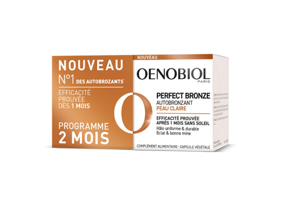 Oenobiol Perfect bronze Autobronzant Peau claire - 2x30 capsules