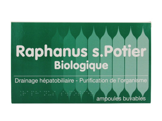 Raphanus S Potier Biologique - 12 ampoules