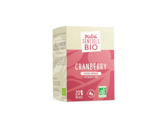 Nutri'sentiels BIO Cranberry - 20 gélules