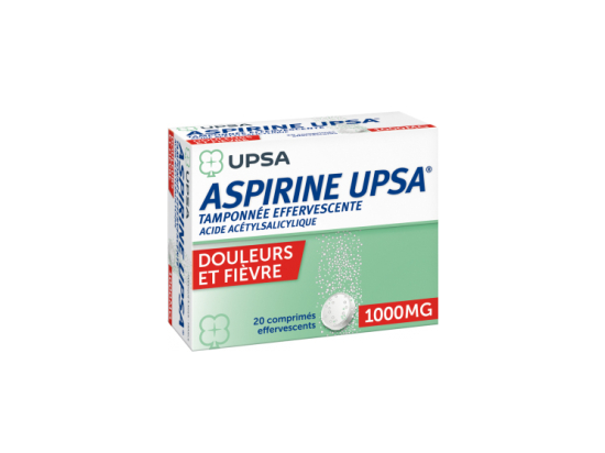 UPSA Aspirine 1000mg - 20 comprimés effervescents