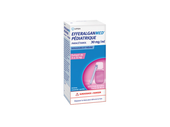 UPSA EfferalganMed Pédiatrique 30 mg/ml pipette - 90ml
