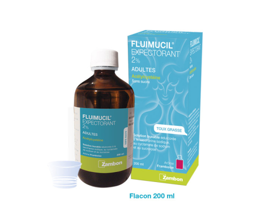 Fluimucil Expectorant 2% enfants - 200ml