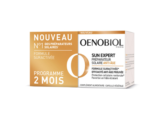 Oenobiol Sun expert Préparateur solaire anti-âge - 2x30 capsules