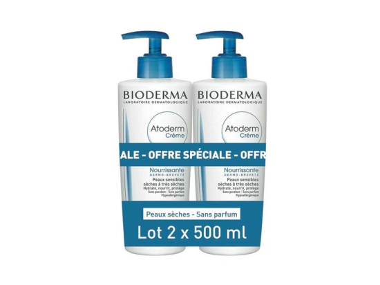Bioderma Atoderm Crème Ultra-nourrissante - 2 x 500 ml