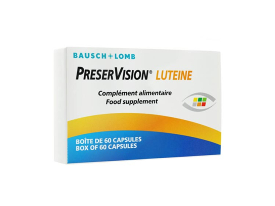 Bausch & Lomb PreserVision Lutéine - 60 capsules