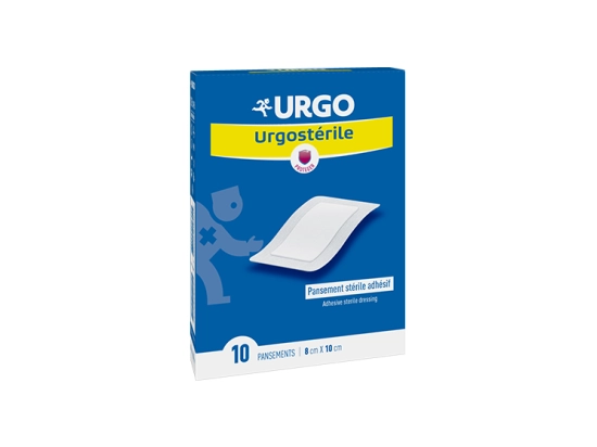 Urgo Urgostérile - 10 pansements 8cm x 10cm