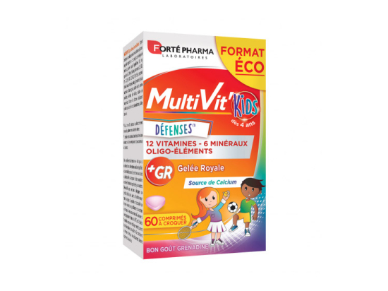Forté Pharma Multivit'Kids - 60 comprimés