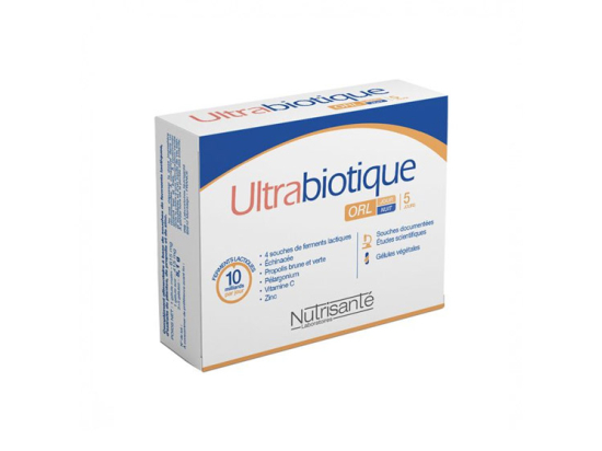 Nutrisanté Ultrabiotique ORL jour et nuit - 10 gélules