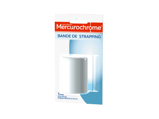 Mercurochrome bande de strapping