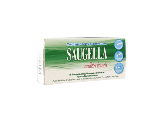 Saugella tampons cotton touch normal - x16