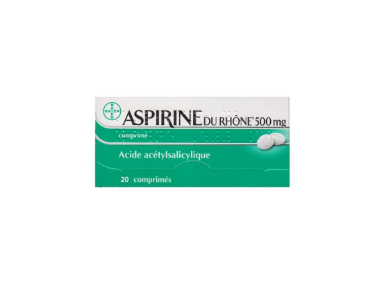 Aspirine du Rhône 500mg - 20 Comprimés