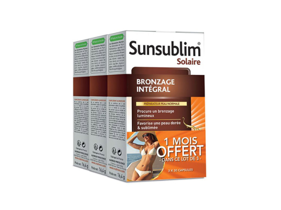 Nutreov Sunsublim bronzage intégral - 3x30 capsules