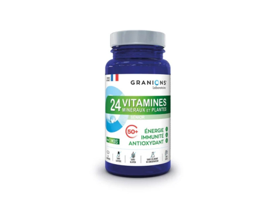 Granions 24 Vitamines Minéraux et Plantes Sénior - 90 comprimés