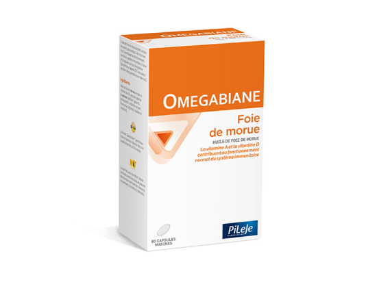 Pileje Omegabiane foie de morue - 80 capsules marines