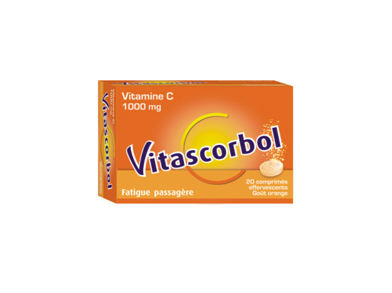 Vitascorbol 1g - 20 comprimés effervescents