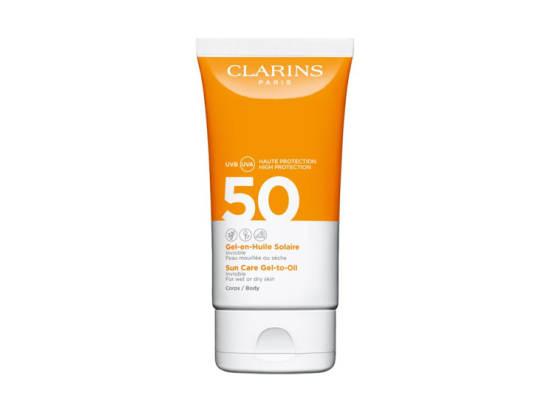 Clarins gel-en-huile solaire SPF50 - 150ml