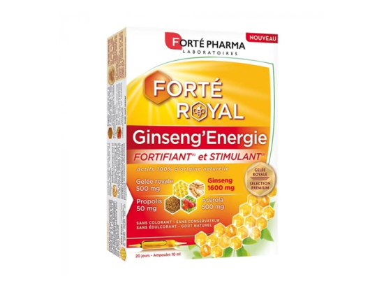 Forté Pharma Forté royal Ginseng'énergie - 20 ampoules