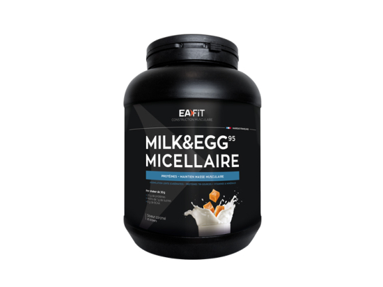 Eafit Milk & egg micellaire saveur caramel - 750 g
