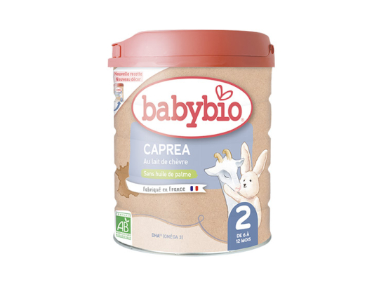 Babybio Caprea 2 Lait 2ème âge au lait de chèvre BIO - 800g
