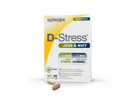 D-Stress Jour & Nuit - 40+20 comprimés