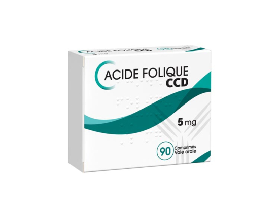 Laboratoires CCD Acide Folique 5 mg - 90 comprimés