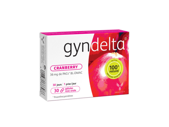 Laboratoire CDD Gyndelta confort urinaire - 30 gélules