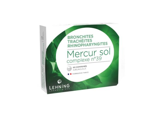 Lehning Mercur sol Complexe N°39 - 60 comprimés sublinguaux