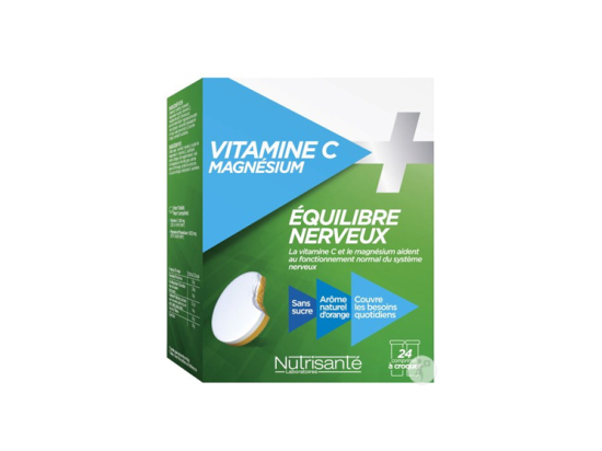 Nutrisante Vitamine C + Magnésium - 24 Comprimés
