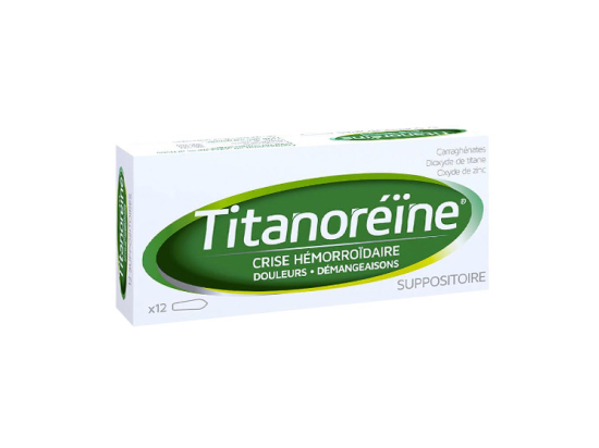Titanoreïne Suppositoires - 12 suppositoires