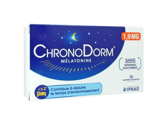 Chronodorm mélatonine 1,9mg - 30 comprimés