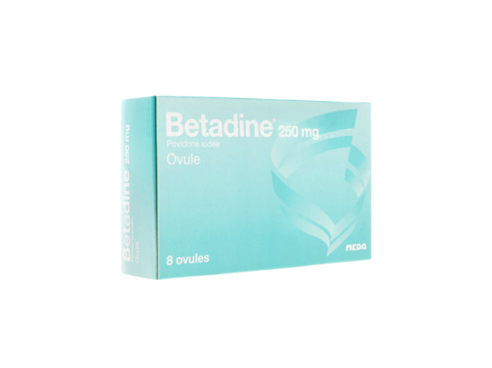 Betadine Ovule 250mg - 8 ovules