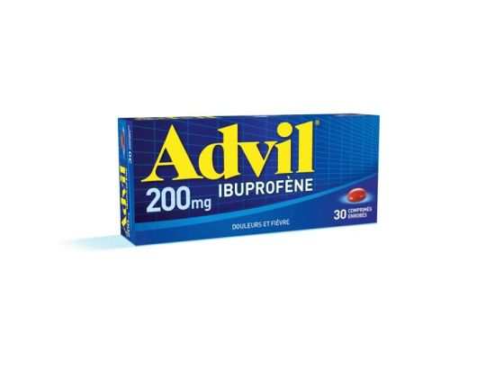Advil 200mg - 30 comprimés