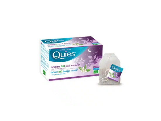 Quies Nuit Paisible Infusions BIO - 20 sachets