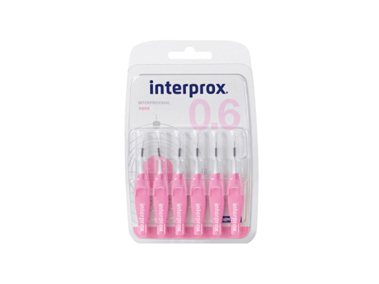 Interprox Nano Brossettes Interdentaires 0,6mm - 6 brossettes