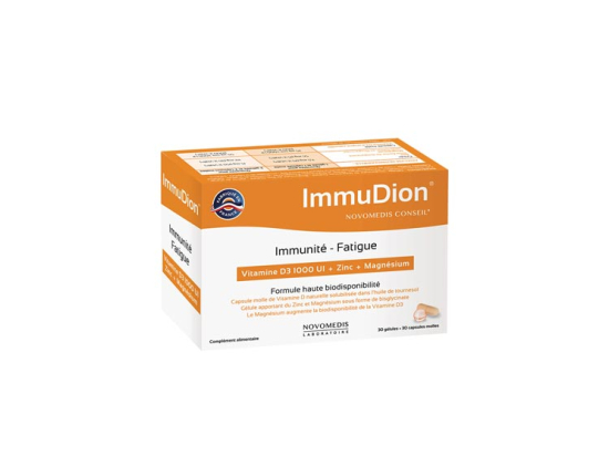 Novomedis ImmuDion Immunité - Fatigue - 60 gélules