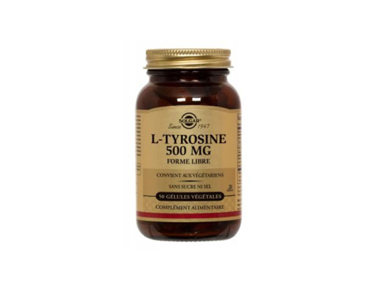 Solgar L-Tyrosine 500mg - 50 gélules