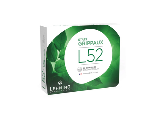 Lehning L52 États grippaux - 60 comprimés orodispersibles