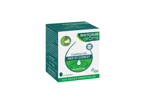 Phytosun aroms Capsules nez et gorge - 30 capsules