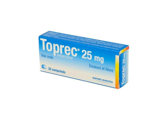 Toprec 25MG - 20 comprimés