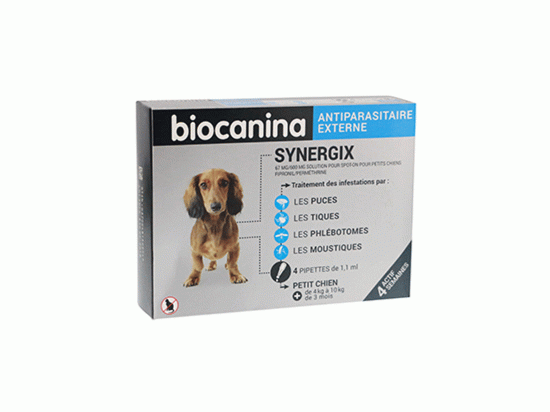 Biocanina Synergix Petit Chien 67 mg - 4 pipettes