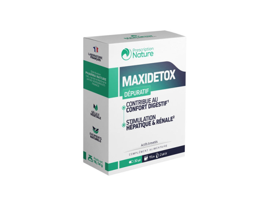 Prescription Nature Maxidetox - 30 gélules
