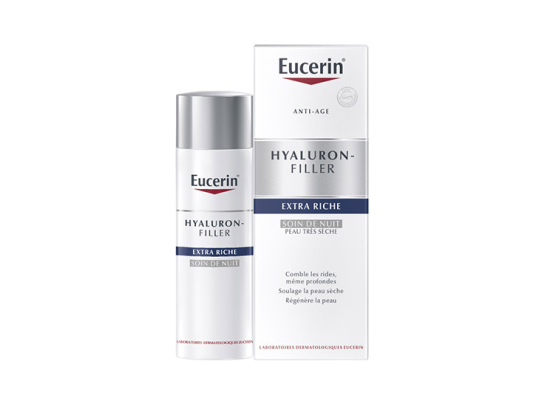 Eucerin Hyaluron-Filler Extra riche Soin de nuit - 50ml