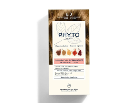 Phyto Phytocolor  Kit de coloration permanente - 6.3 Blond foncé doré